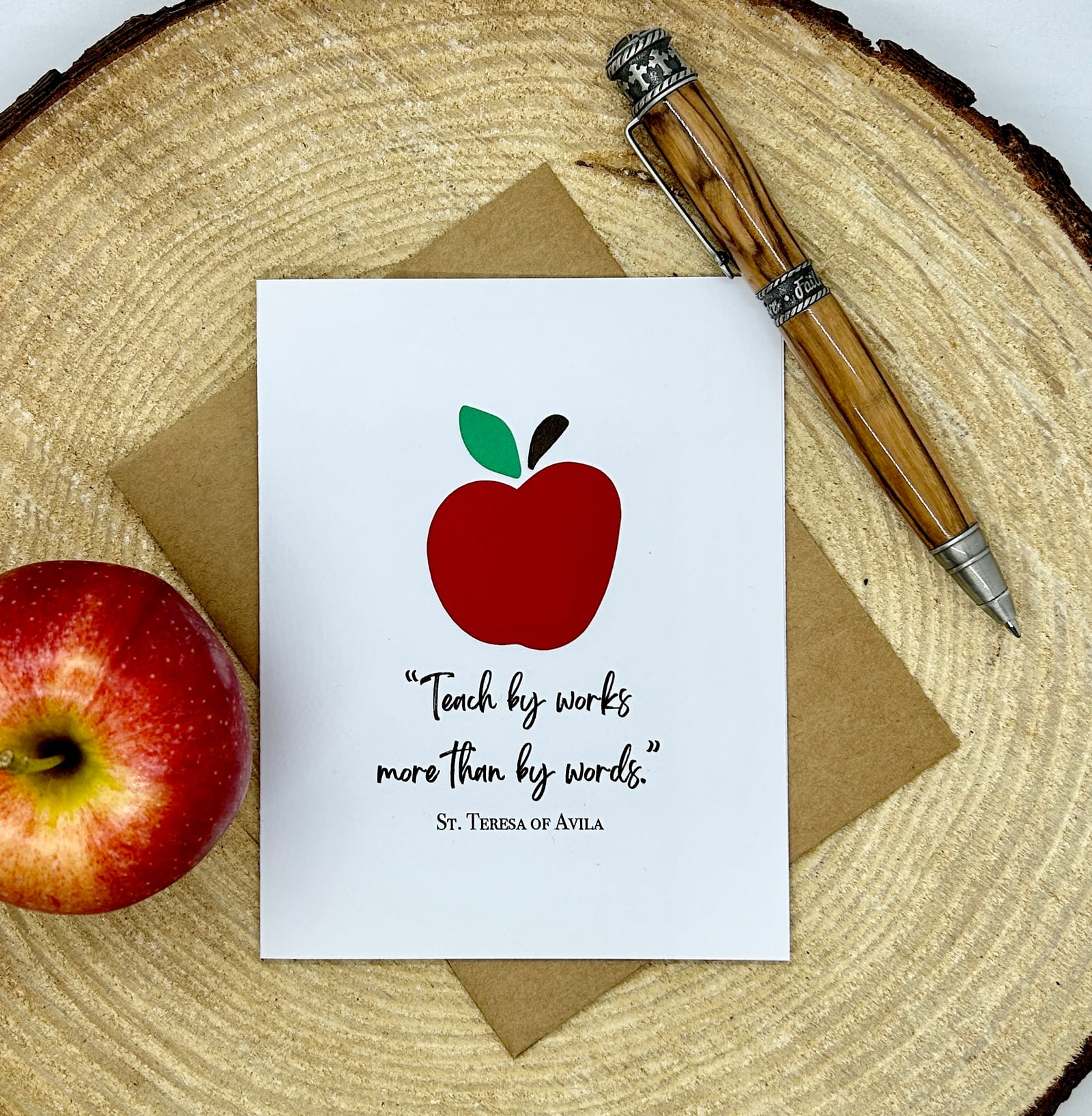 St. Teresa of Avila Teacher Appreciation Greeting Card