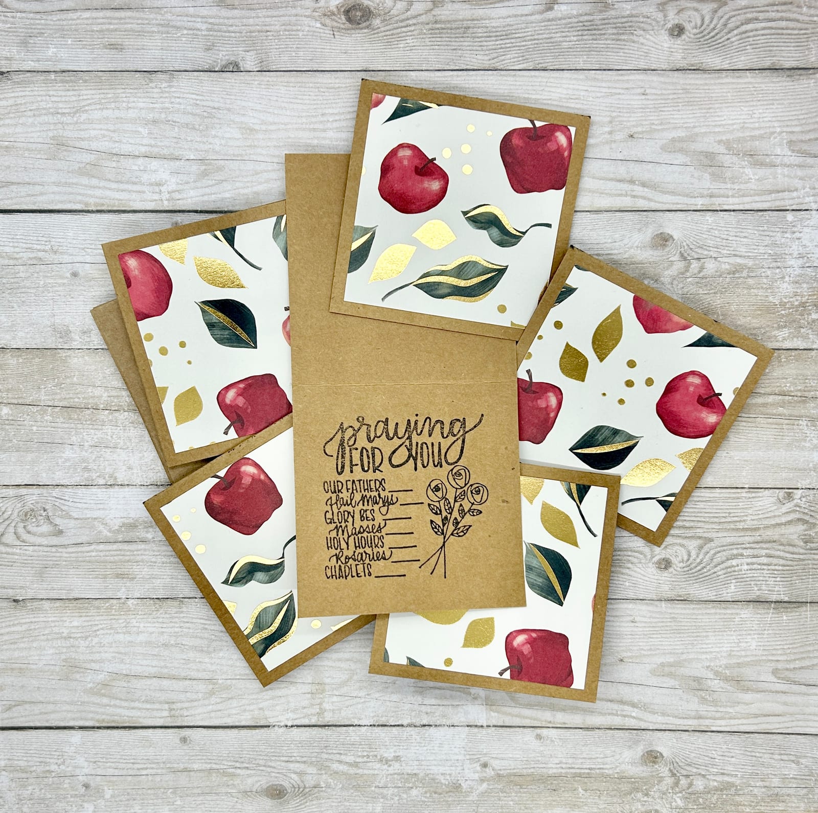 Teacher Spiritual Bouquet Mini Cards