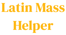 Latin Mass Helper logo