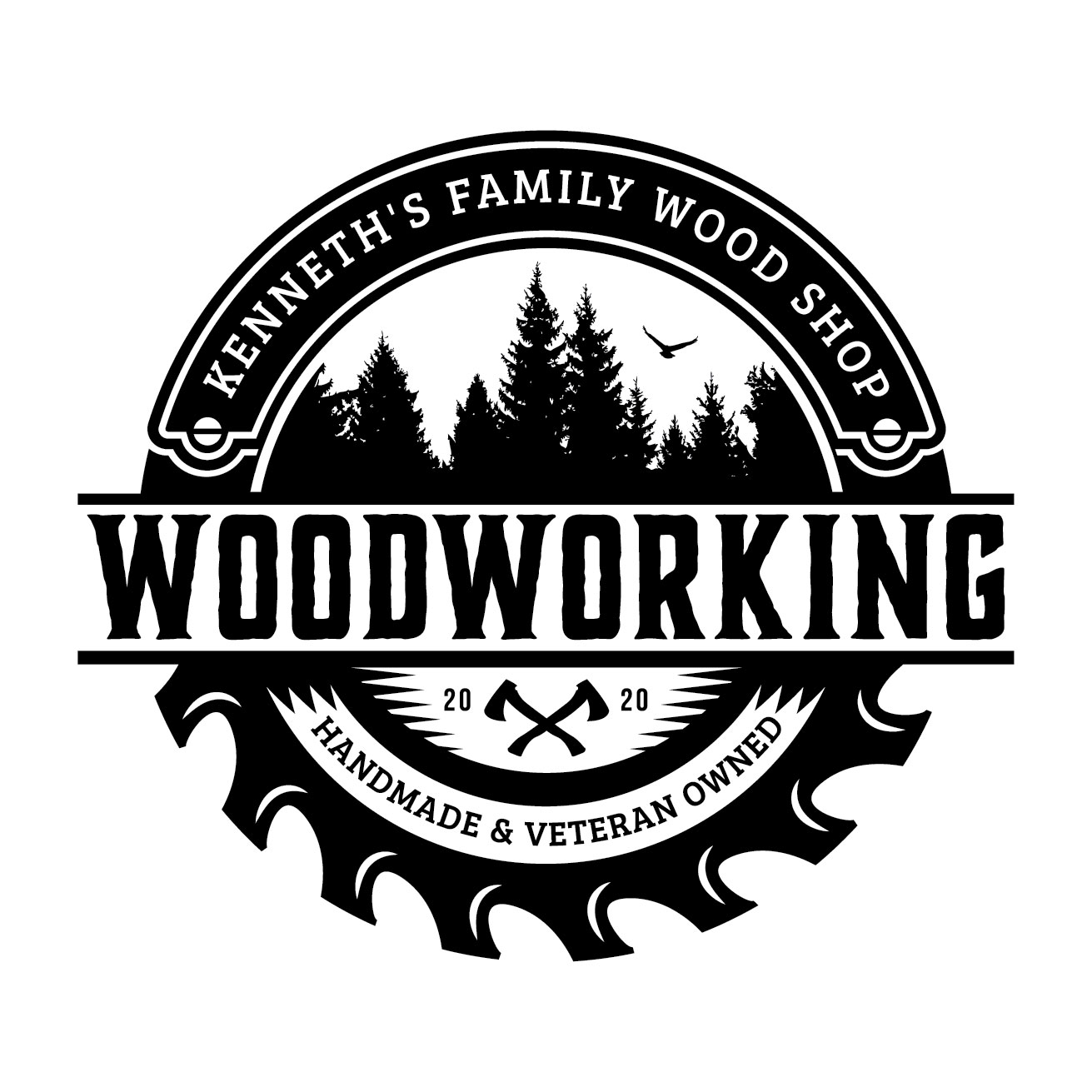 Kenneth's Family Wood Shop logo