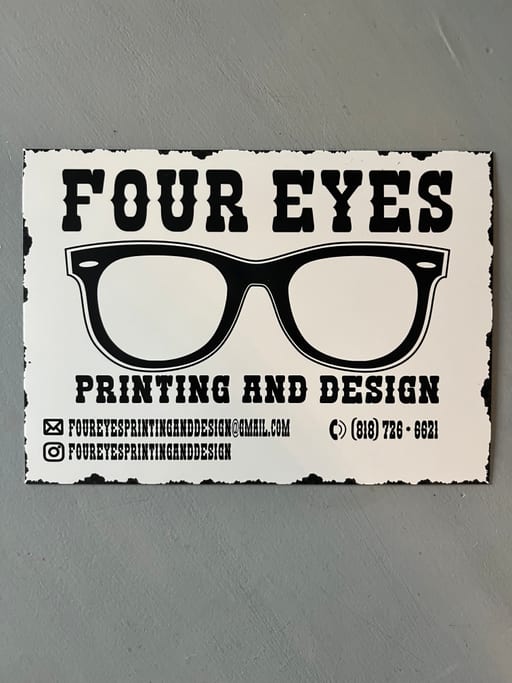 Four Eyes Printing and Design logo