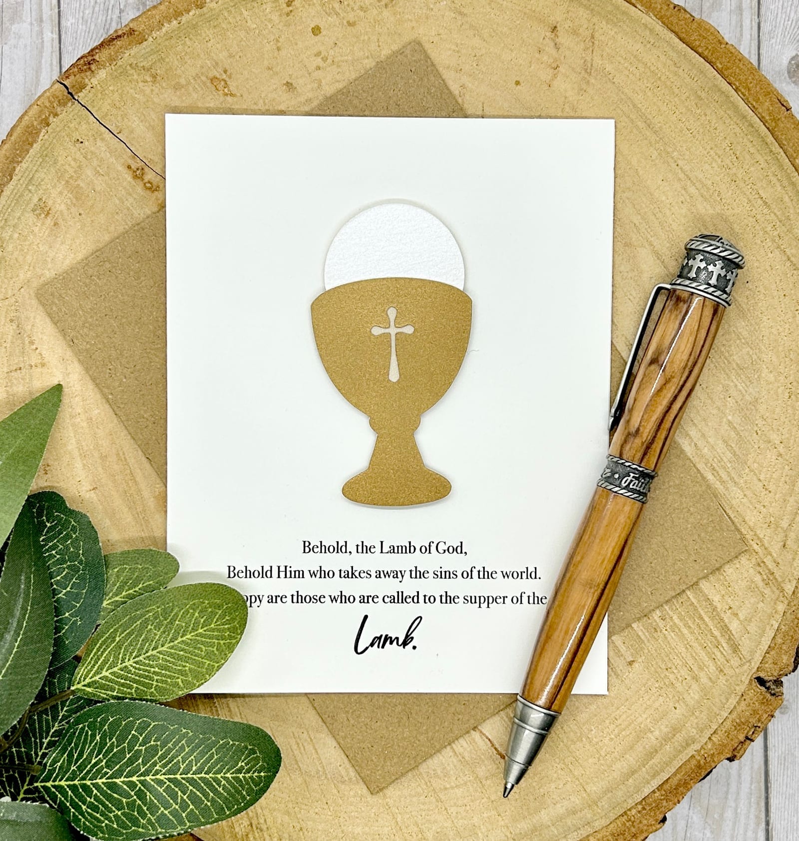 Eucharist Greeting Card