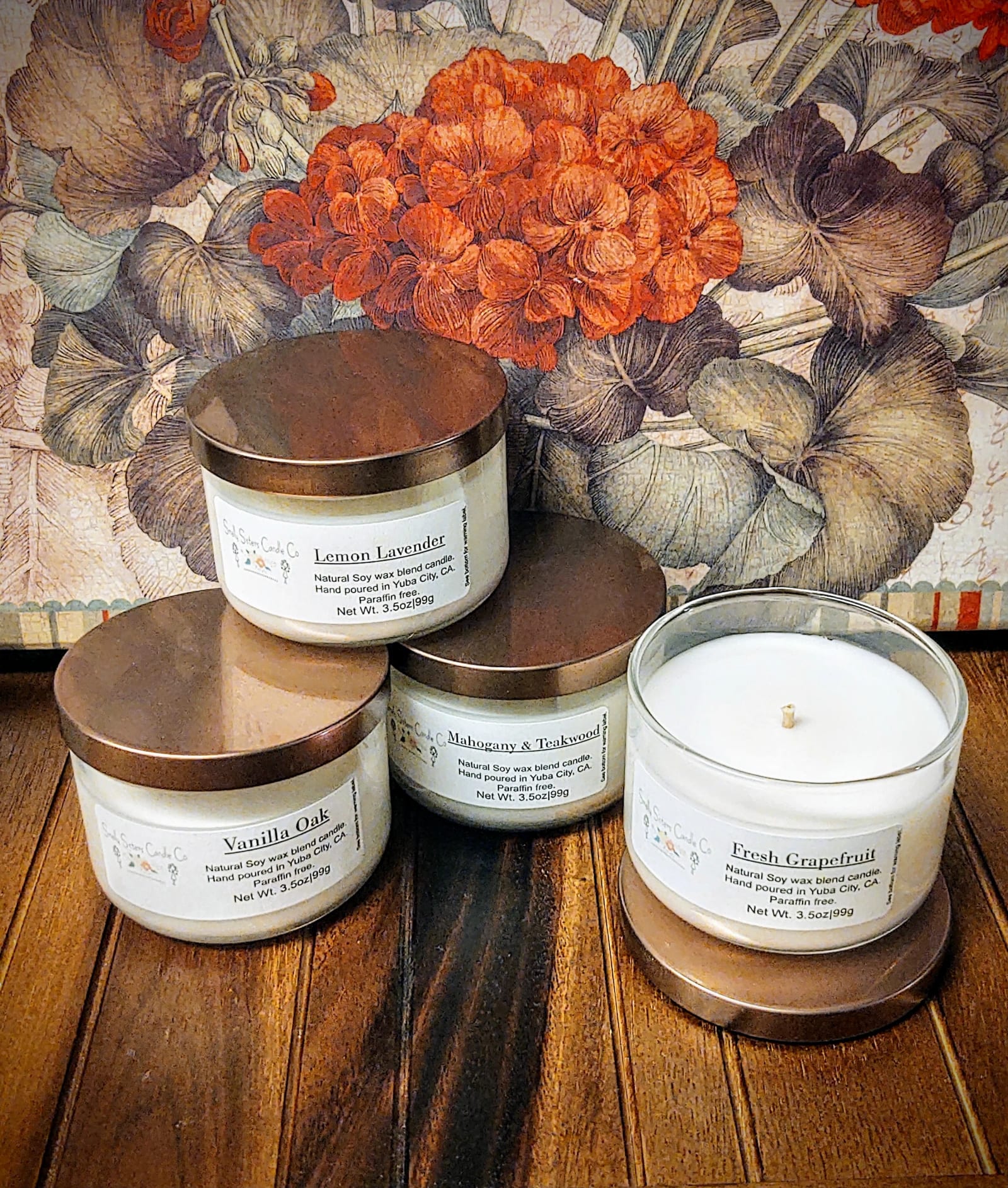 3.5oz Small Scented Soy Candles