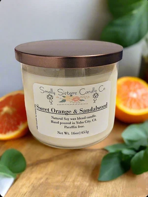 16oz Large Scented Soy Candles
